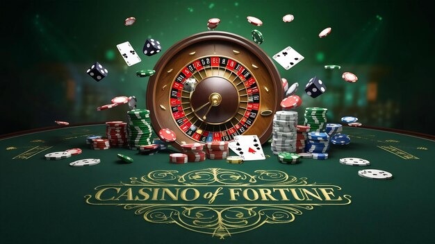 Live dealer casino table with professional croupier and multi-camera setup